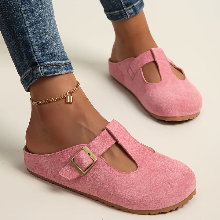 Alya | Minimalist clogs with buckle