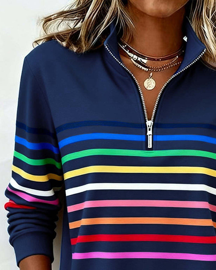 Megan Vibrant Color Top