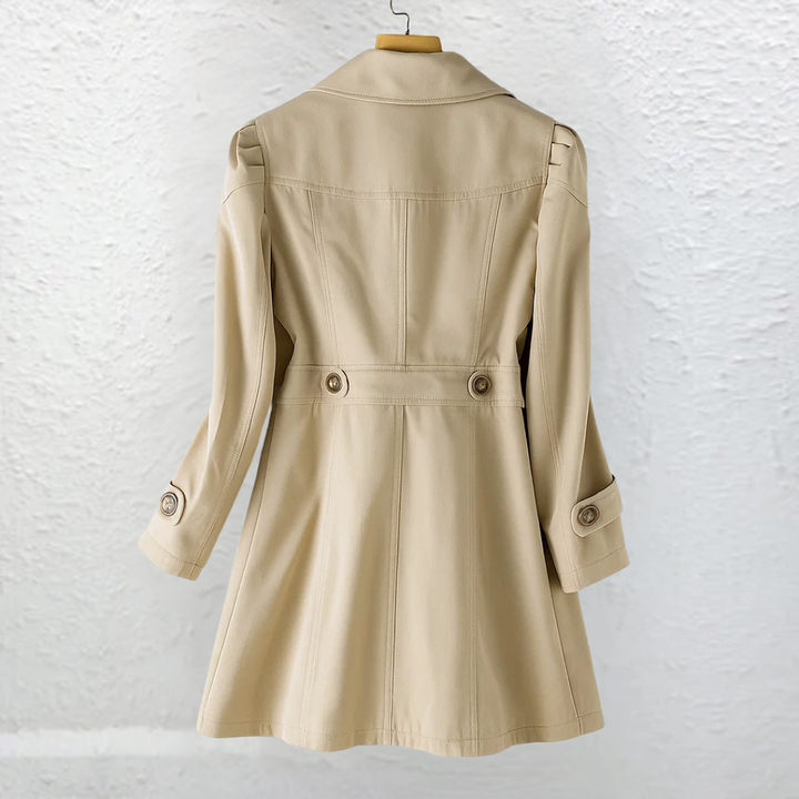 Veyresa Vintage Trench Coat - Timeless Style, Classic Elegance