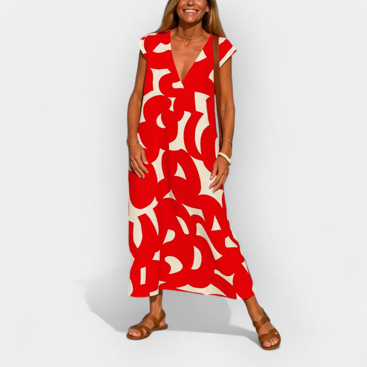 Amy – Light V-Neck Dress