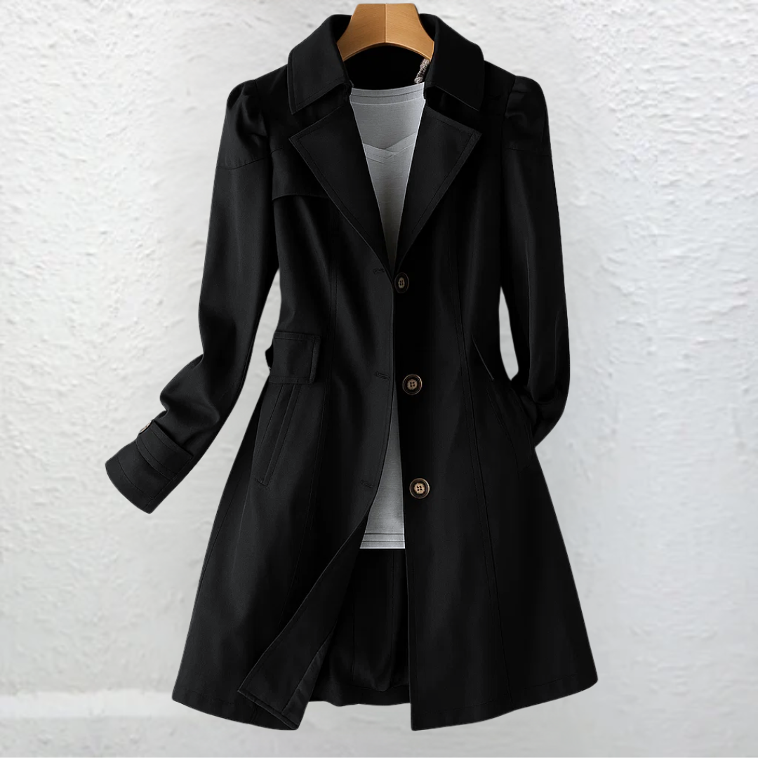 Veyresa Vintage Trench Coat - Timeless Style, Classic Elegance