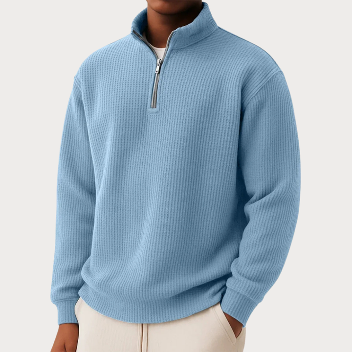 Sam - Elevated Knit Quarter-Zip Pullover