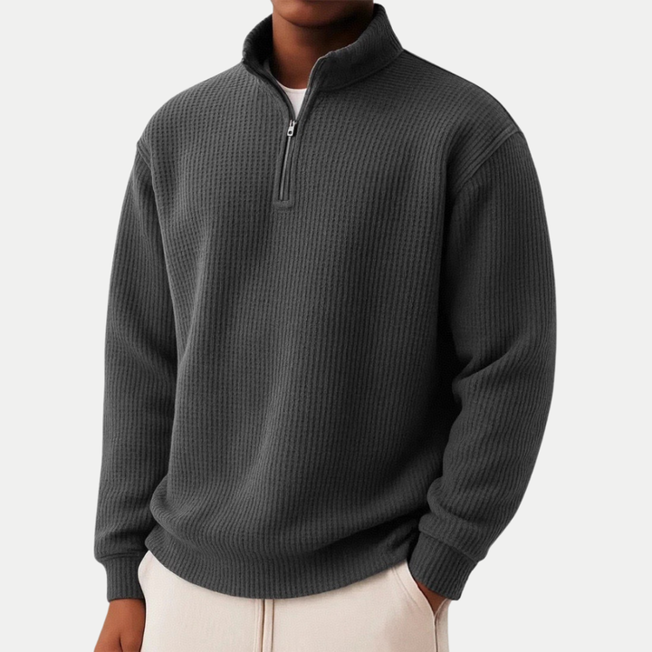 Sam - Elevated Knit Quarter-Zip Pullover