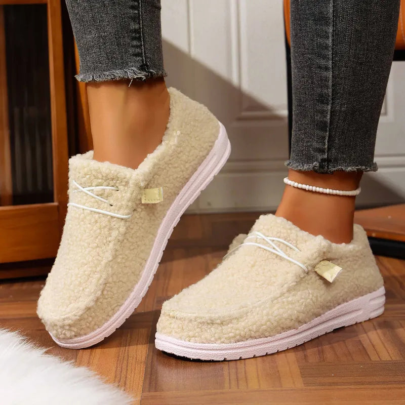 Luna | Cozy Teddy Slippers