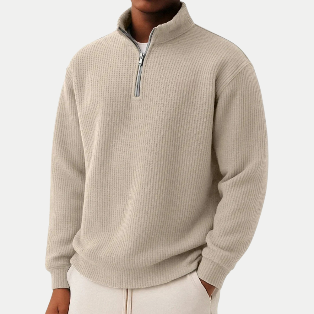 Sam - Elevated Knit Quarter-Zip Pullover