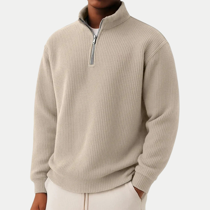 Sam - Elevated Knit Quarter-Zip Pullover