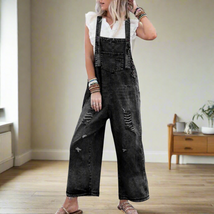 Colette │ Vintage Wash Adjustable Jumpsuit