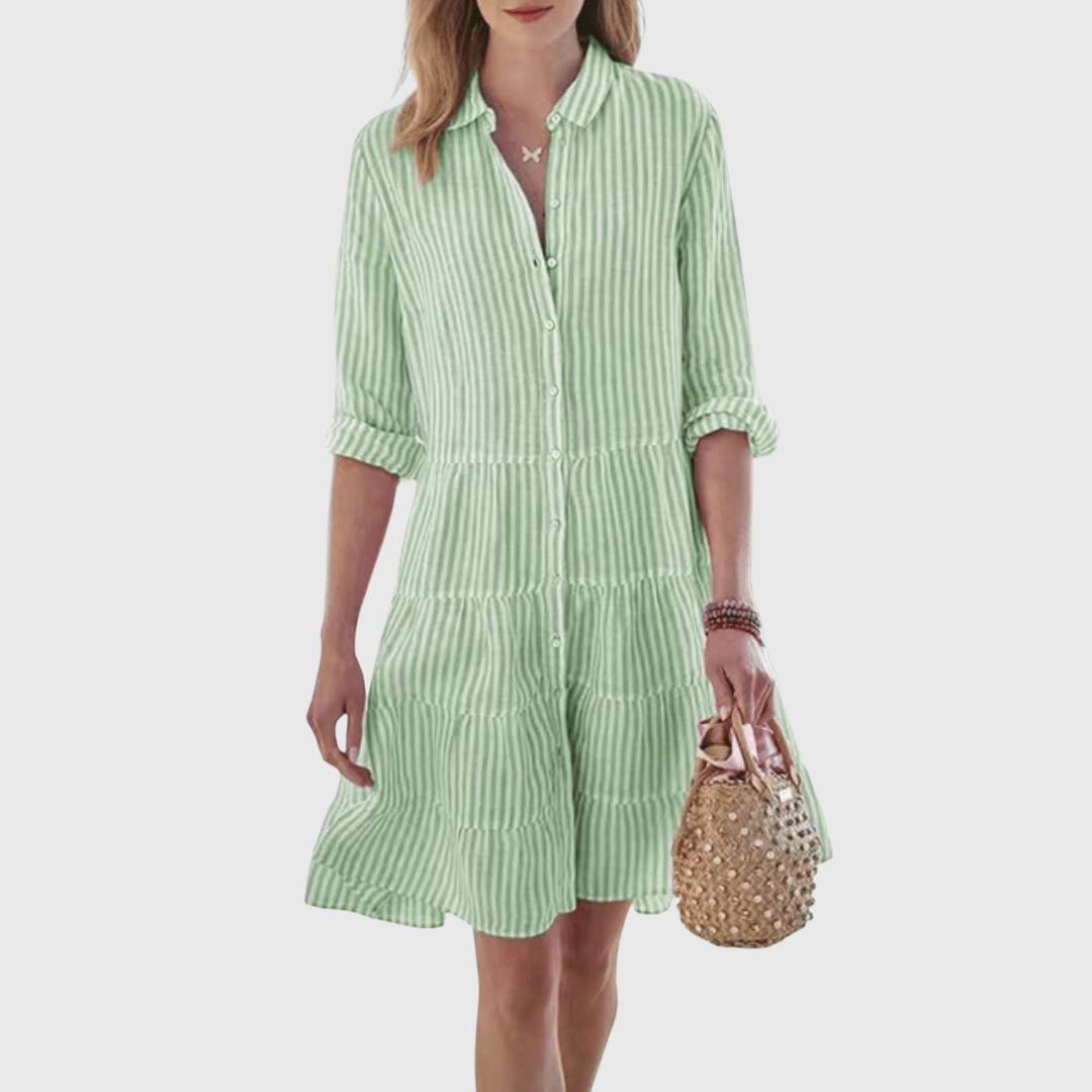 June Breezy Striped Dress — Effortless Summer Style