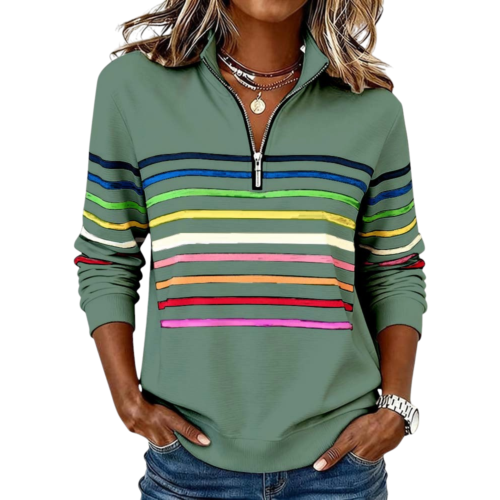 Megan Vibrant Color Top