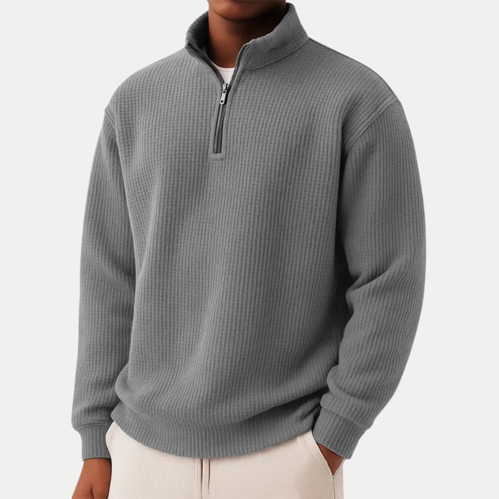 Sam - Elevated Knit Quarter-Zip Pullover
