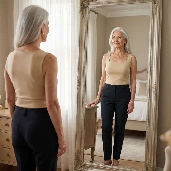 Roxanne: Built-In Comfort Bra Tank Top