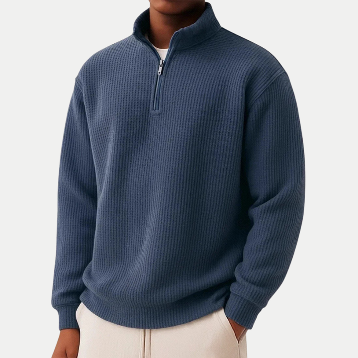 Sam - Elevated Knit Quarter-Zip Pullover