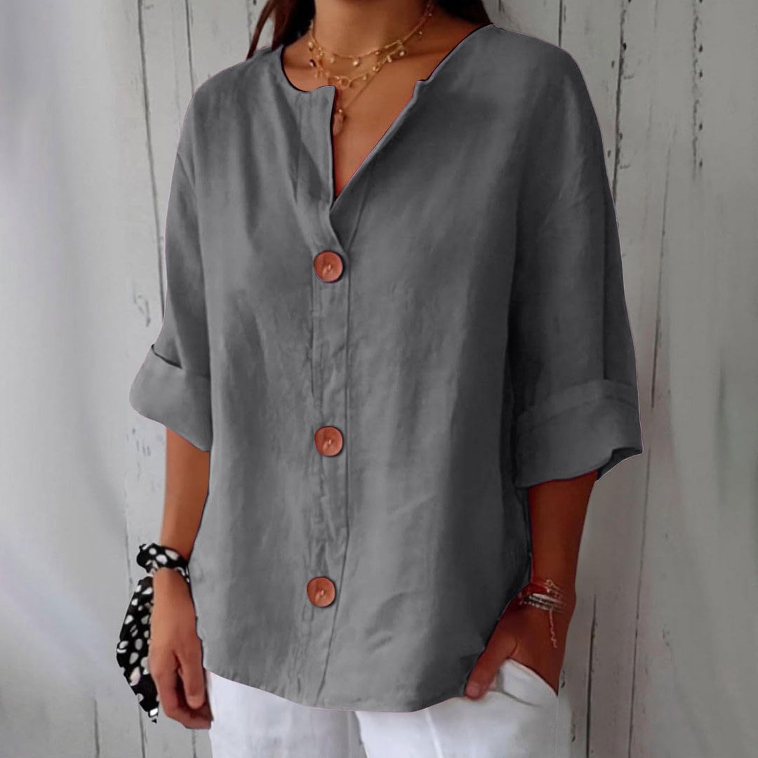 Hazel | Flowy Loose-Fit Summer Blouse for Effortless Style
