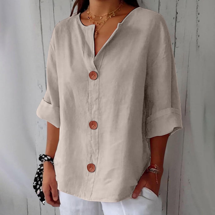 Hazel | Flowy Loose-Fit Summer Blouse for Effortless Style