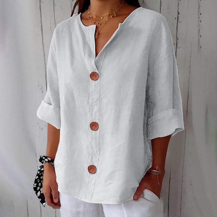 Hazel | Flowy Loose-Fit Summer Blouse for Effortless Style