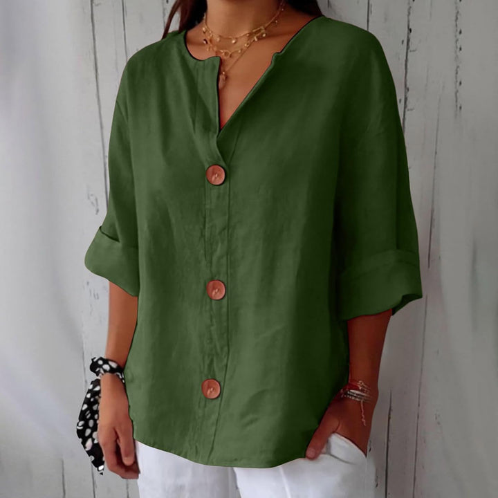 Hazel | Flowy Loose-Fit Summer Blouse for Effortless Style