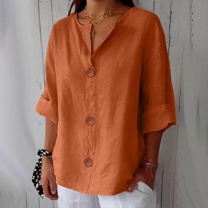 Hazel | Flowy Loose-Fit Summer Blouse for Effortless Style
