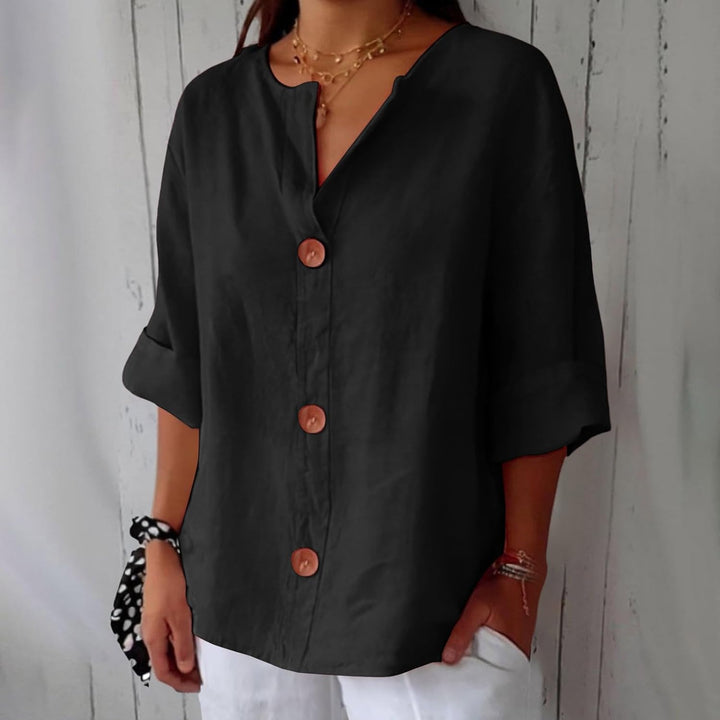 Hazel | Flowy Loose-Fit Summer Blouse for Effortless Style