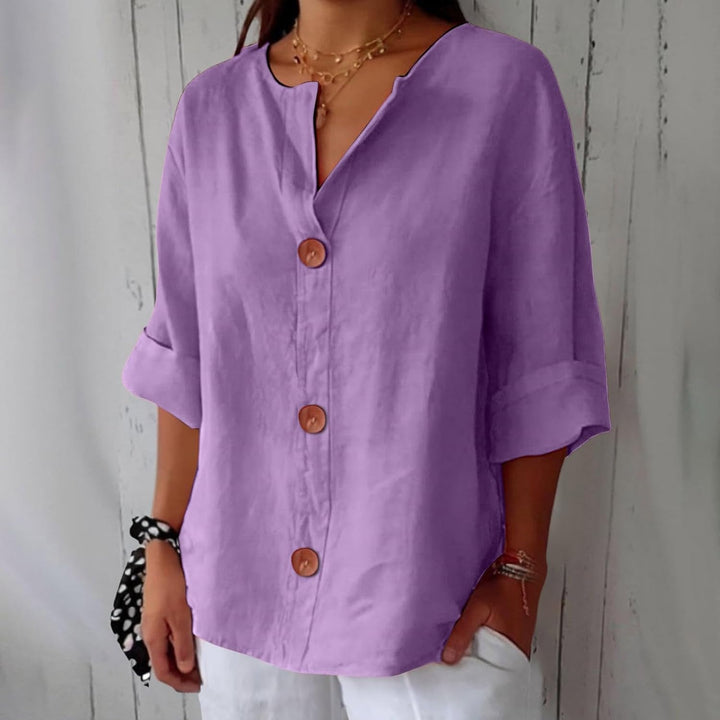 Hazel | Flowy Loose-Fit Summer Blouse for Effortless Style