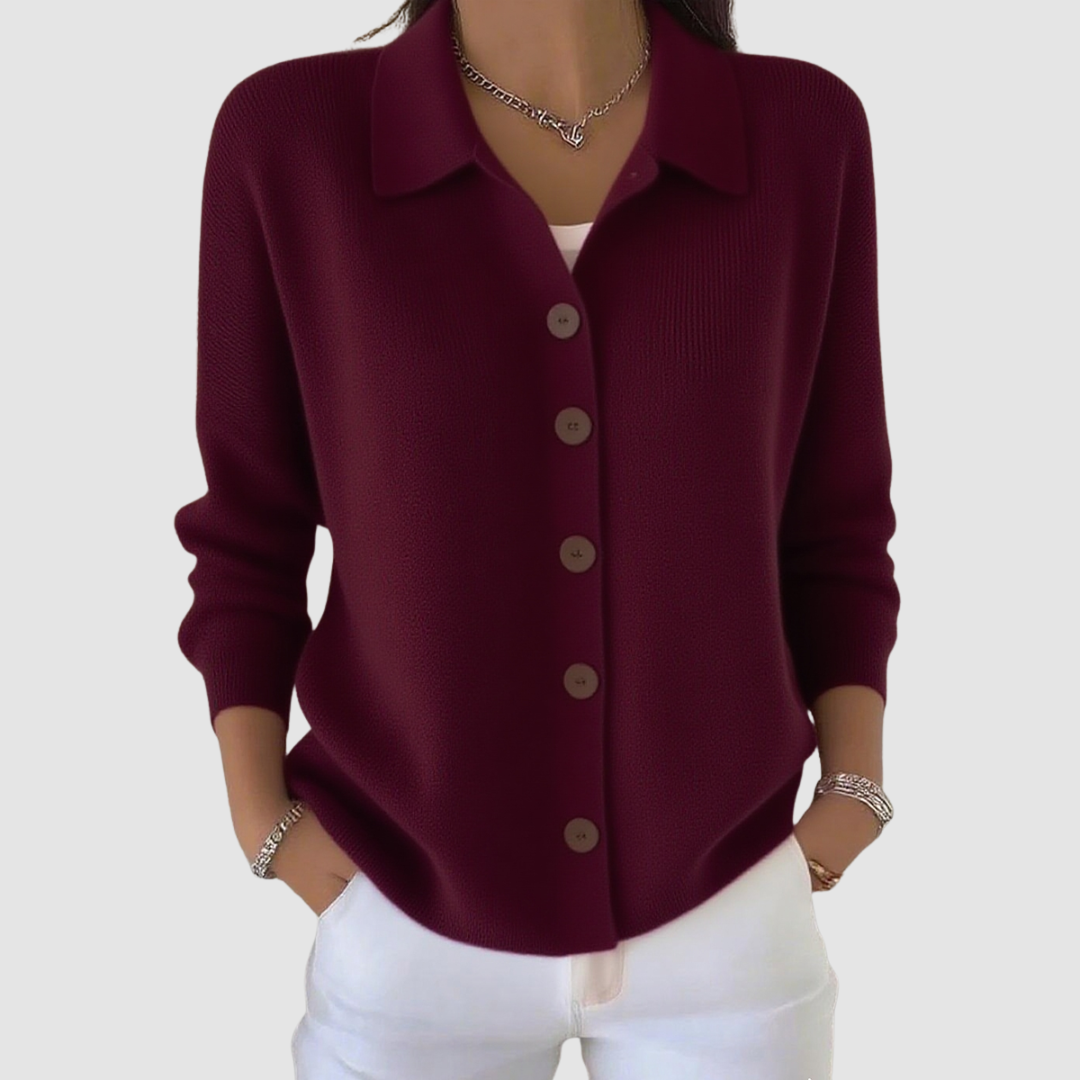 Ria™ Button-Up Knit Cardigan
