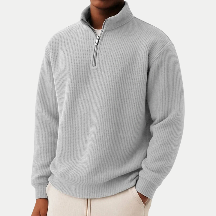 Sam - Elevated Knit Quarter-Zip Pullover