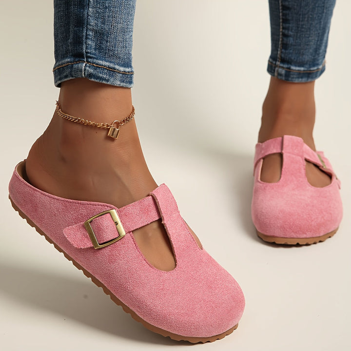 Alya | Minimalist clogs with buckle