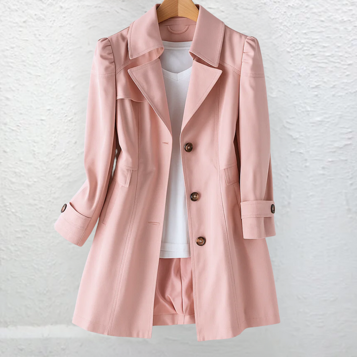 Veyresa Vintage Trench Coat - Timeless Style, Classic Elegance
