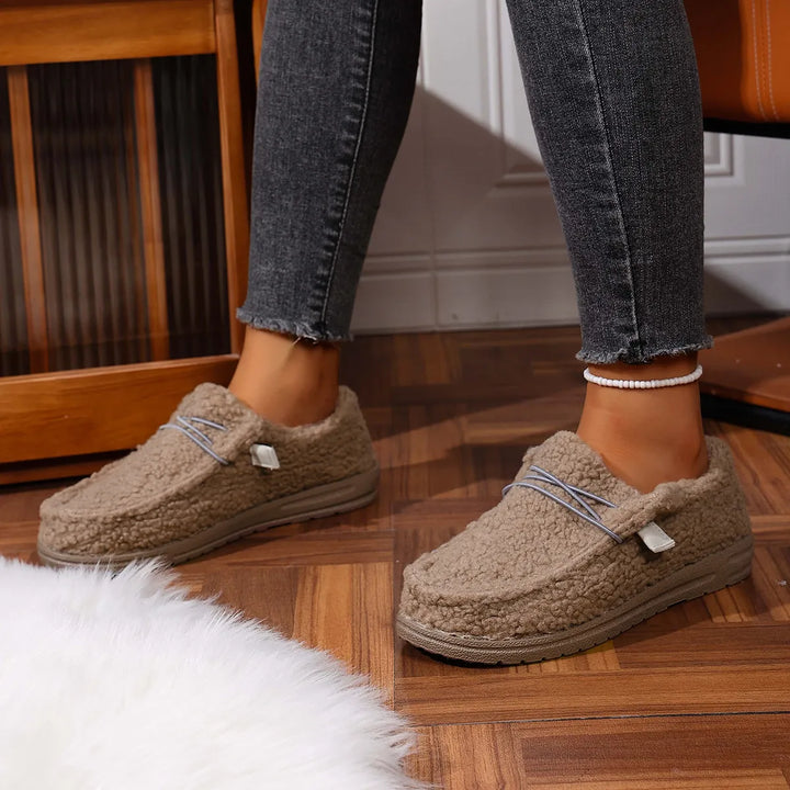 Luna | Cozy Teddy Slippers