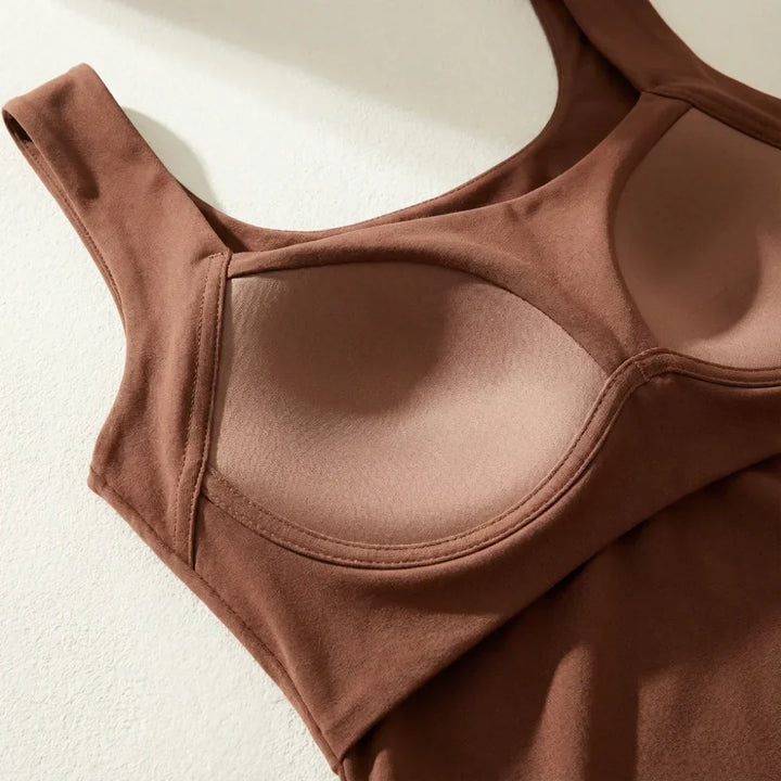 Roxanne: Built-In Comfort Bra Tank Top