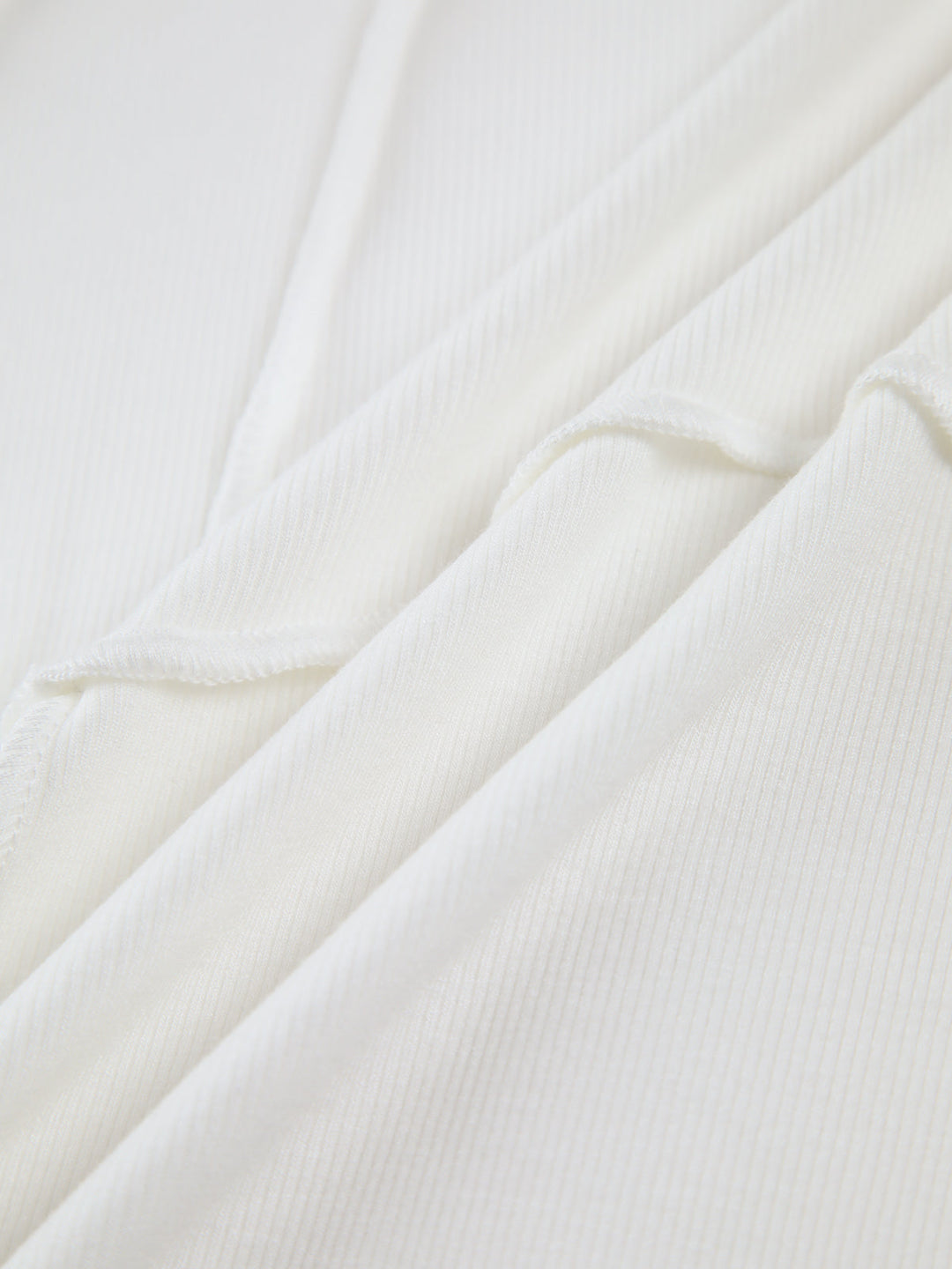 Jenna Contrast-Trim Ribbed Long-Sleeve Top