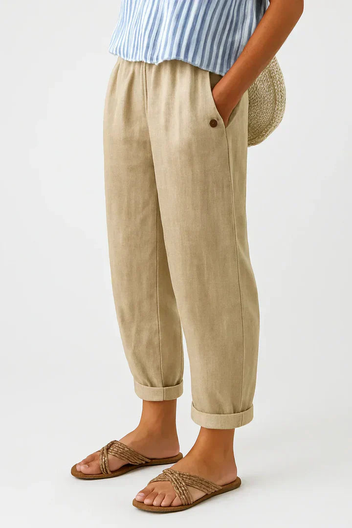 Romy™ Breezy Summer Pants – Light, Airy Comfort for Warm-Weather Days