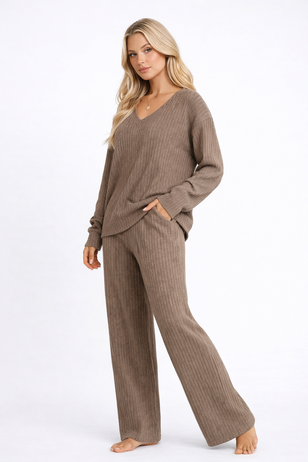 Belinda - Ultra-Soft Comfort-Chic Ribbed Lounge