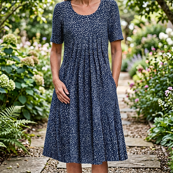 Destiny Cotton Dress with Gentle Tummy Coverage