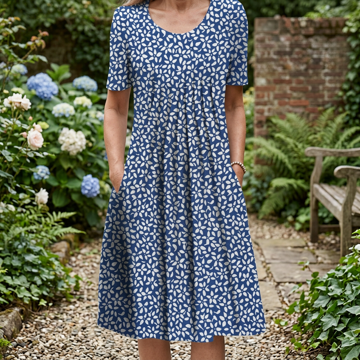 Destiny Cotton Dress with Gentle Tummy Coverage