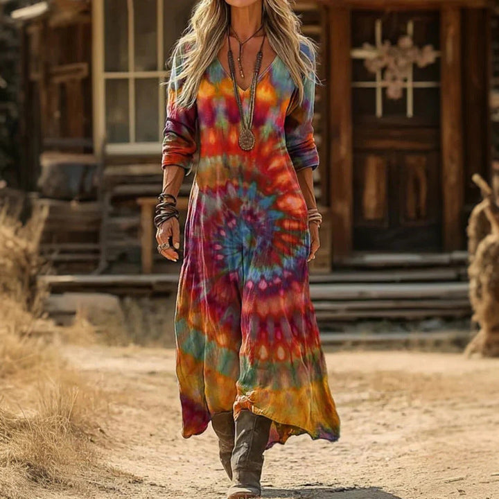 Bella | Vintage-Inspired Long-Sleeve Dress for Everyday Chic