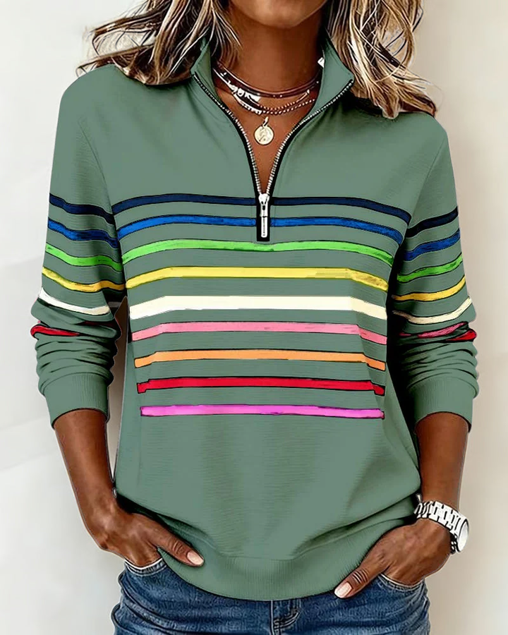 Megan Vibrant Color Top