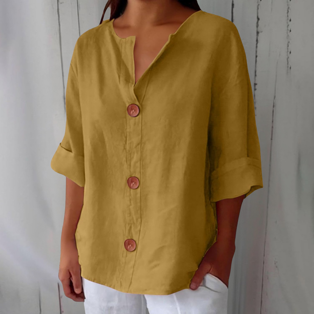 Hazel | Flowy Loose-Fit Summer Blouse for Effortless Style