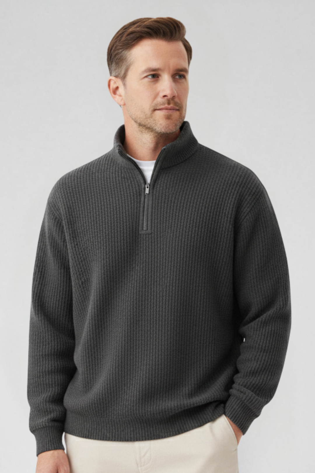 Sam - Elevated Knit Quarter-Zip Pullover