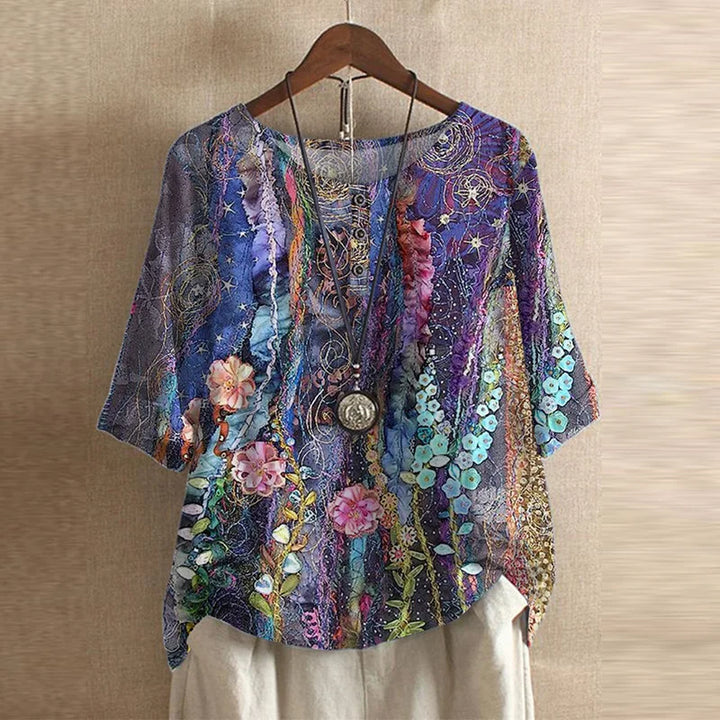 Anya™ Retro-Inspired Blouse - Timeless Style with Modern Flair