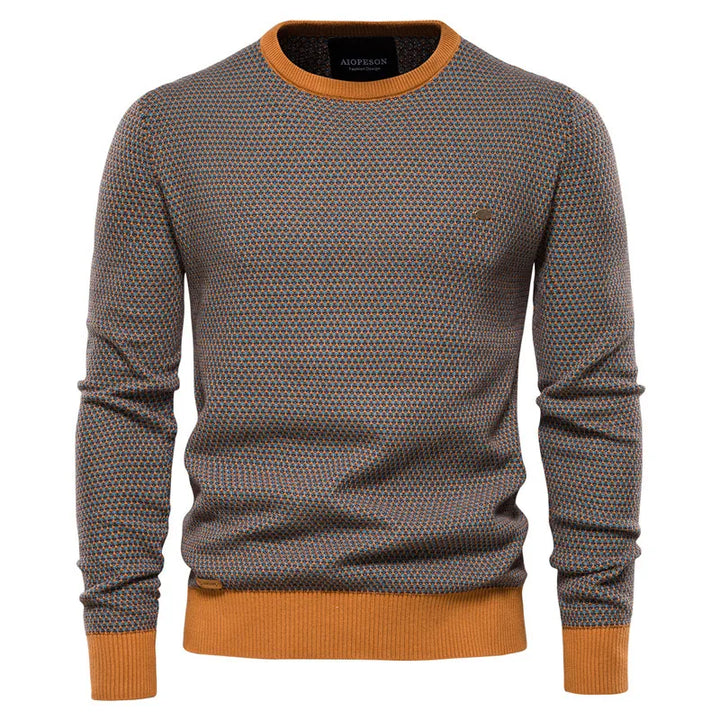 Levi | Sweater with Checkered Pattern