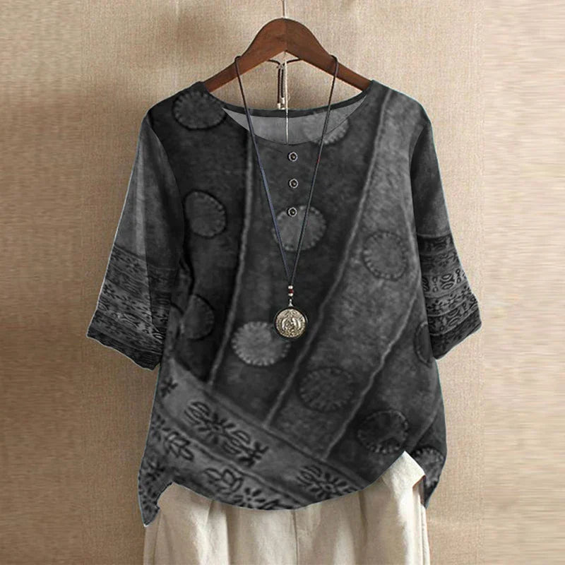 Anya™ Retro-Inspired Blouse - Timeless Style with Modern Flair