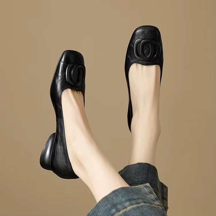 Eleanor - Leather Flats