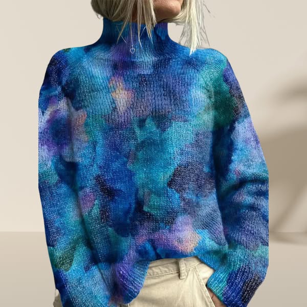 Isabel Wild Garden Embroidered Knit Sweater