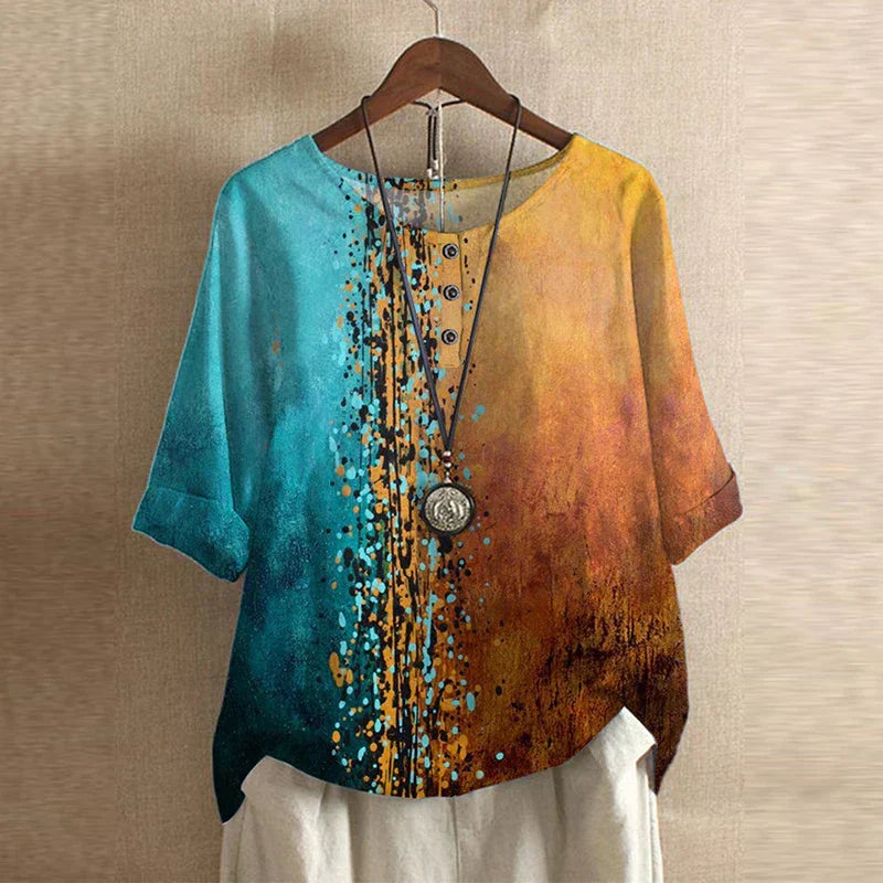 Anya™ Retro-Inspired Blouse - Timeless Style with Modern Flair