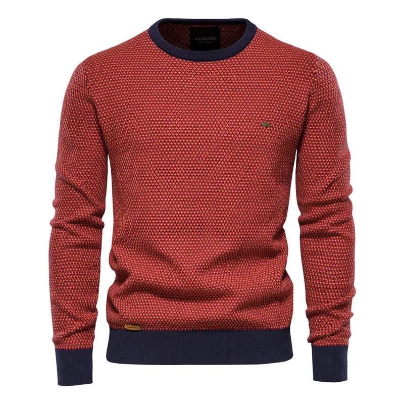 Levi | Sweater with Checkered Pattern