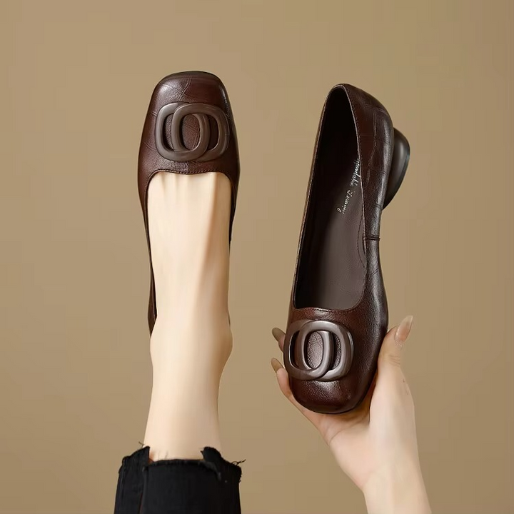 Eleanor - Leather Flats