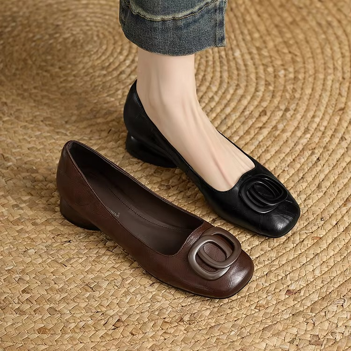 Eleanor - Leather Flats