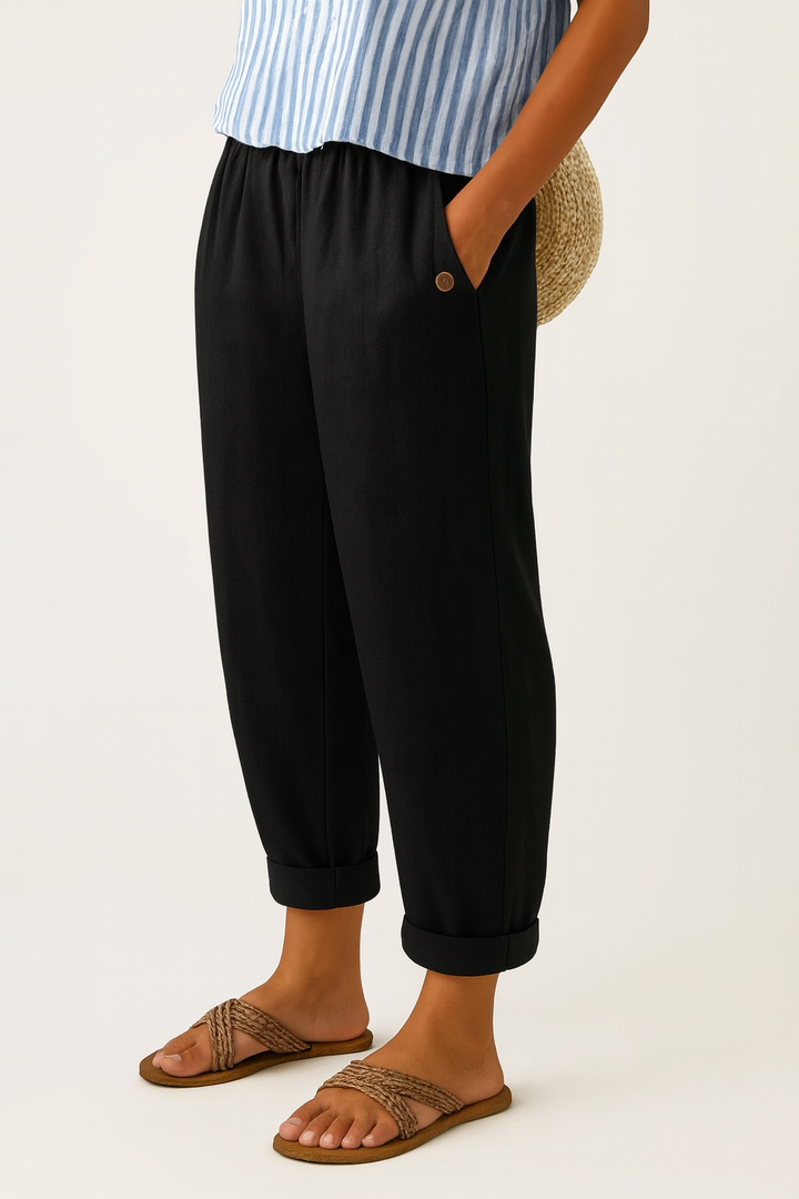 Romy™ Breezy Summer Pants – Light, Airy Comfort for Warm-Weather Days