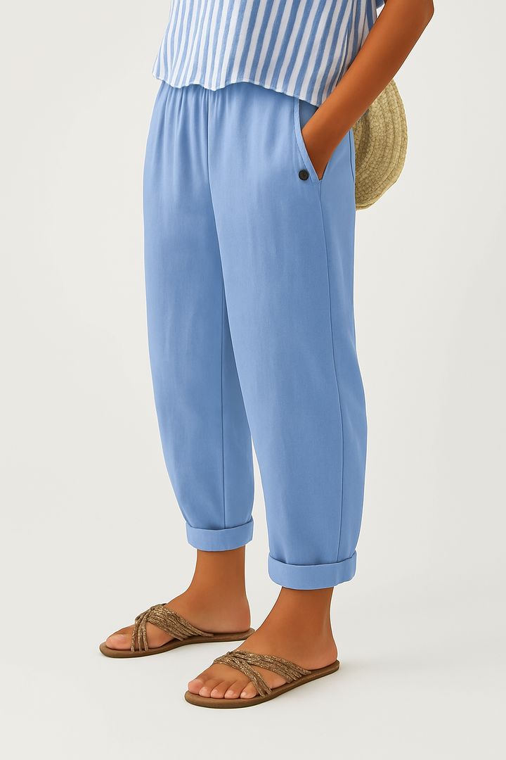 Romy™ Breezy Summer Pants – Light, Airy Comfort for Warm-Weather Days