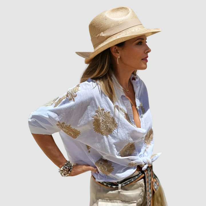Gabrielle™ Elegant Breathable Blouse